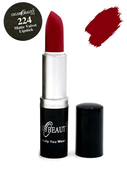 Oscars Beauty Matte Velvet Lipstick 224