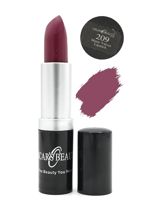 Oscars Beauty Matte Velvet Lipstick 209