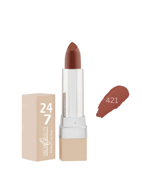 Oscars Beauty 24-7 Matte Lipstick 421