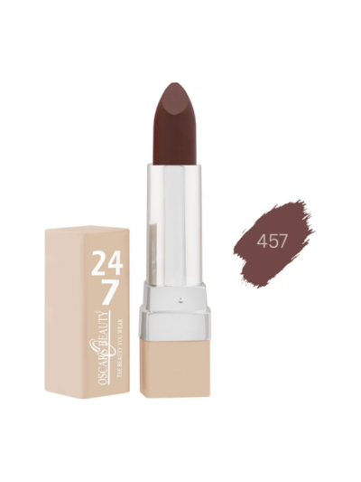 Oscar’s Beauty 247 Matte Lipstick, 457