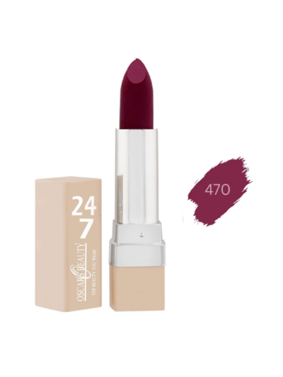 Oscar’s Beauty 247 Matte Lipstick, 470